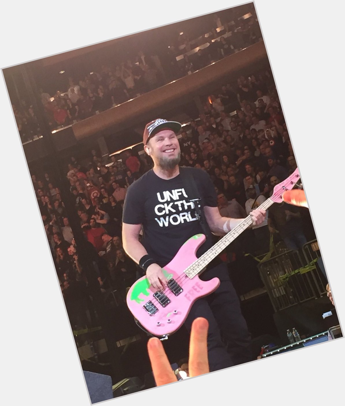 Related: happy birthday to Jeff Ament! Snapped this pic at 2016 MSG N1  