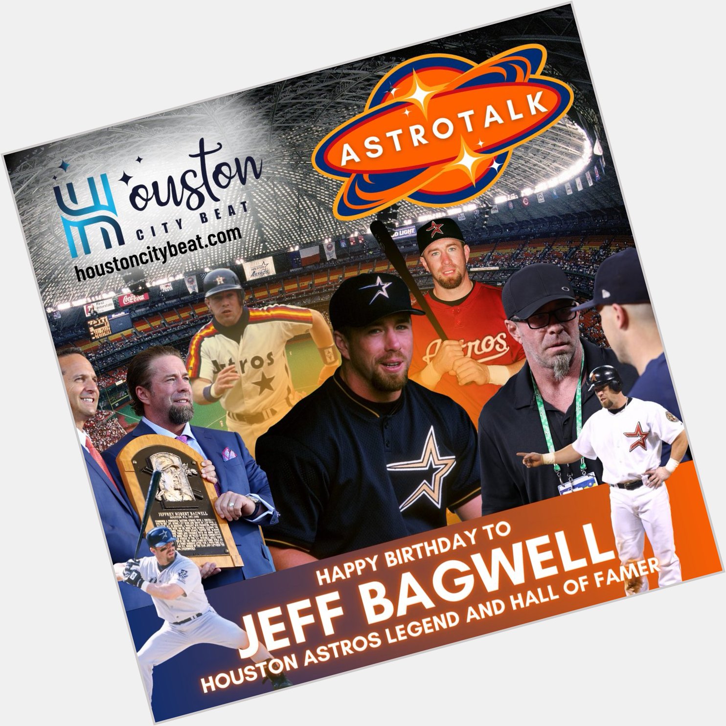 Happy Birthday to Houston Astros legend and Hall of Famer, Jeff Bagwell!!! 