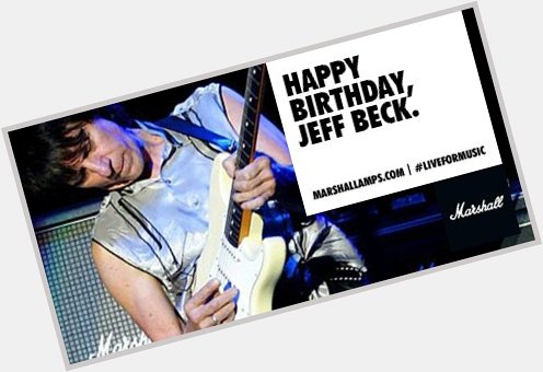 Happy Birthday to the legendary Jeff Beck 