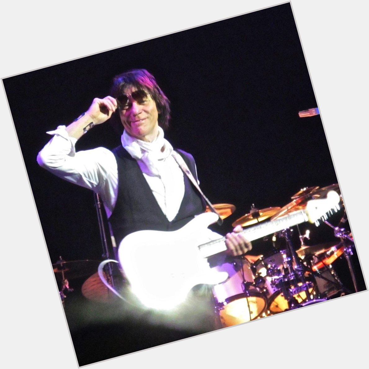 Happy Birthday Mr. Jeff Beck! Fred took this photo. Thank you for the music, Jeff! 