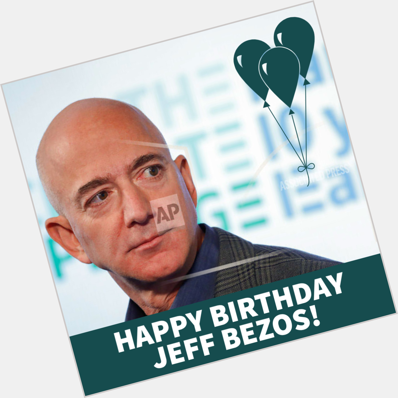  HAPPY BIRTHDAY JEFF BEZOS The CEO, entrepreneur, born in 1964 turns 58 today. 
