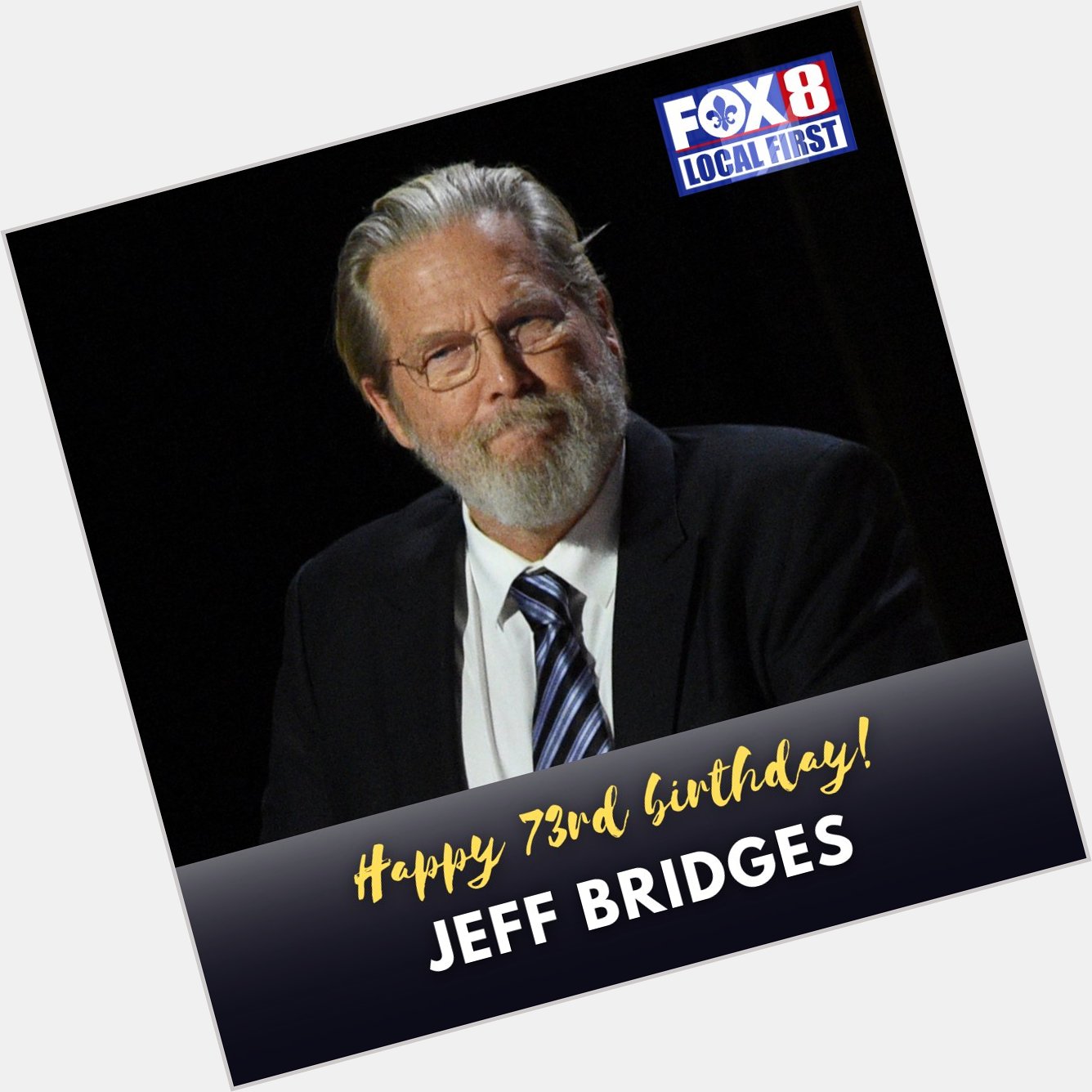 Happy 73rd birthday to The Dude, Academy Award winner and lymphoma survivor Jeff Bridges. 