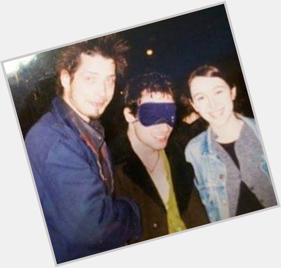 Happy heavenly birthday to jeff buckley. the first photo is of chris and jeff in 1996 