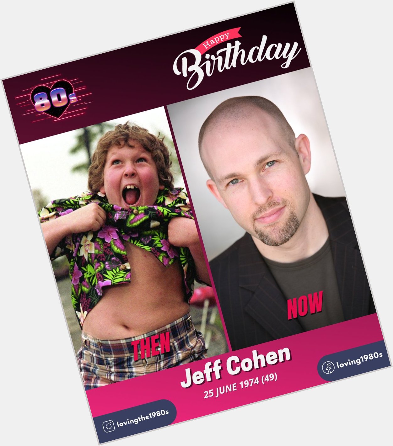 Happy birthday to Jeff Cohen, who turns 49 today!      