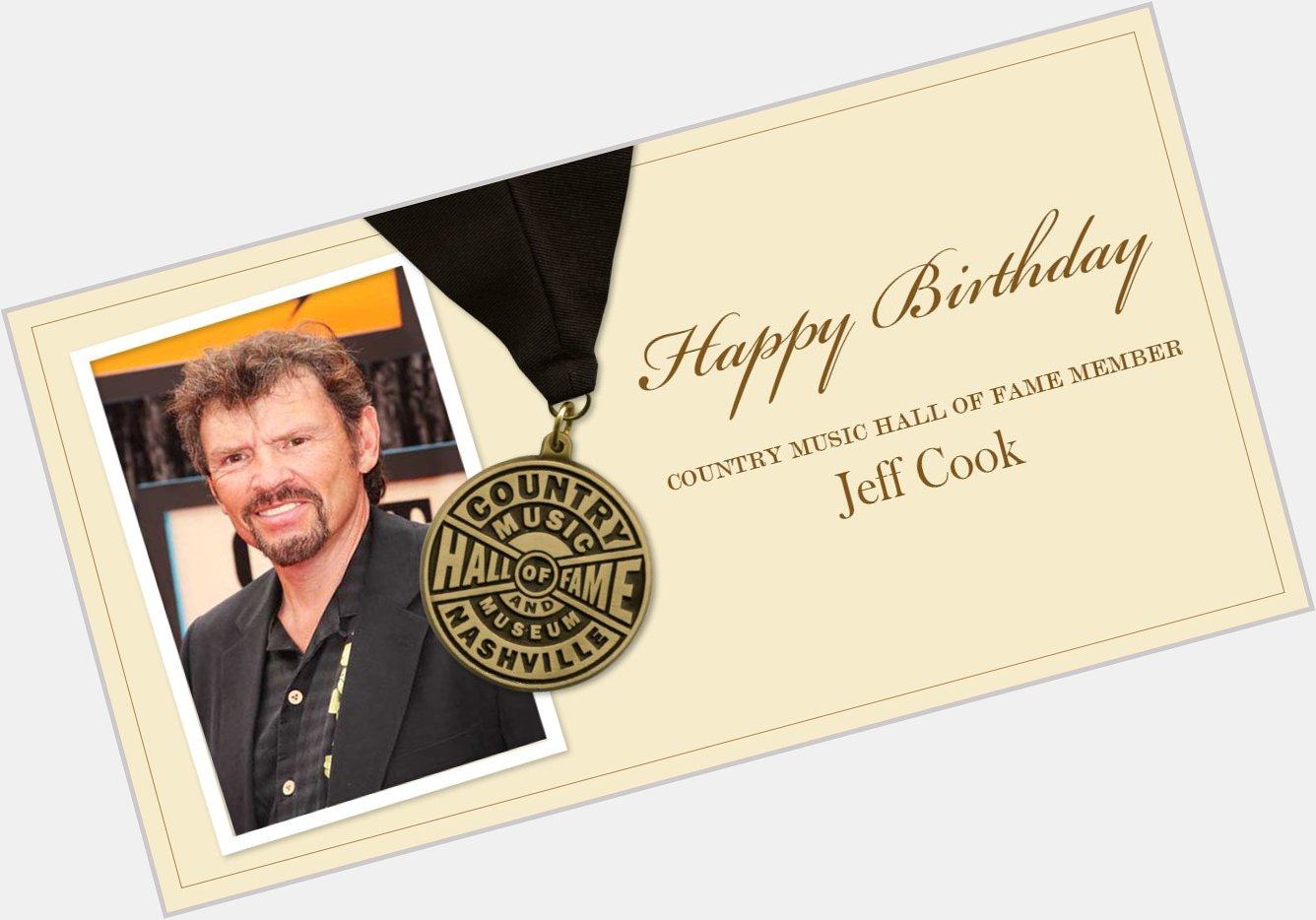 Happy Birthday to Country Music Hall of Fame member Jeff Cook of We hope it\s a great day, Jeff! 