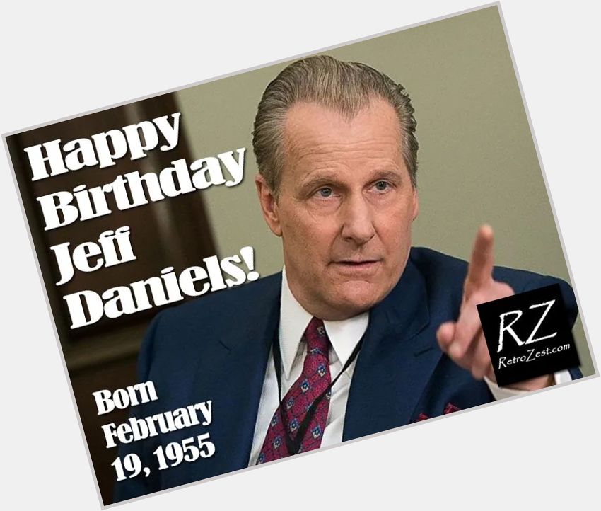 Happy Birthday to great actor Jeff Daniels! 