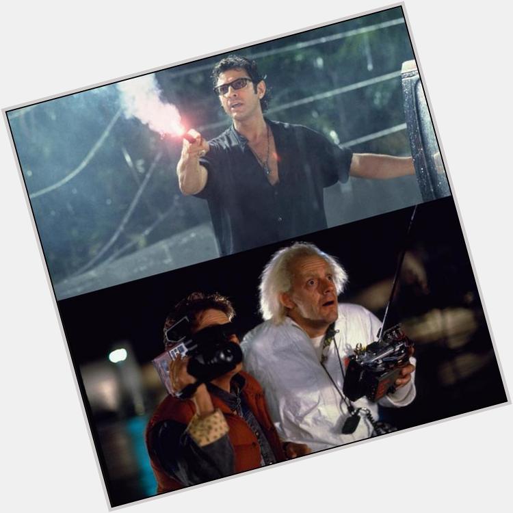 Happy Birthday to 2 great actors - Jeff Goldblum (Jurassic Park) & Christopher Lloyd (Back to the Future Trilogy)! 