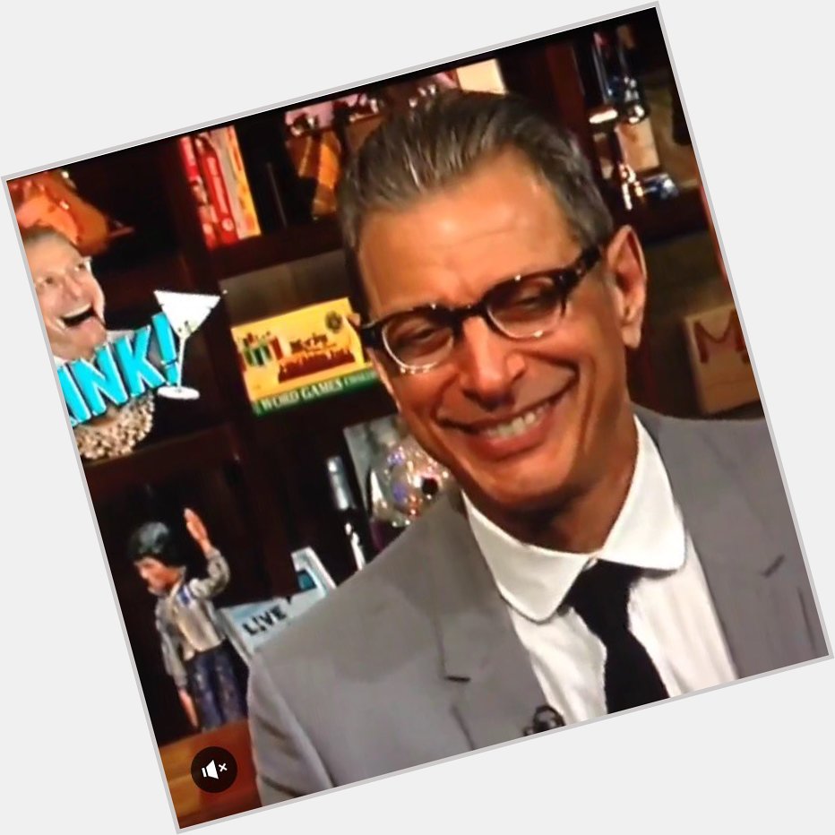 Let\s to the moment Jeff Goldblum answered my Q on Bravo\s Happy birthday to my lifetime celeb crush. 