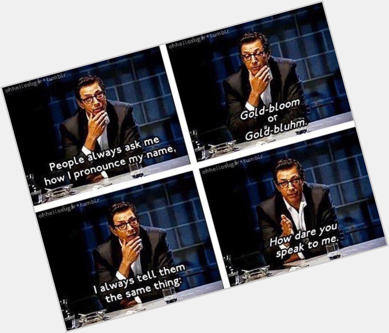 I m wishing a very Happy Birthday to my fellow Libran Jeff Goldblum, with my favourite anecdote of his: 