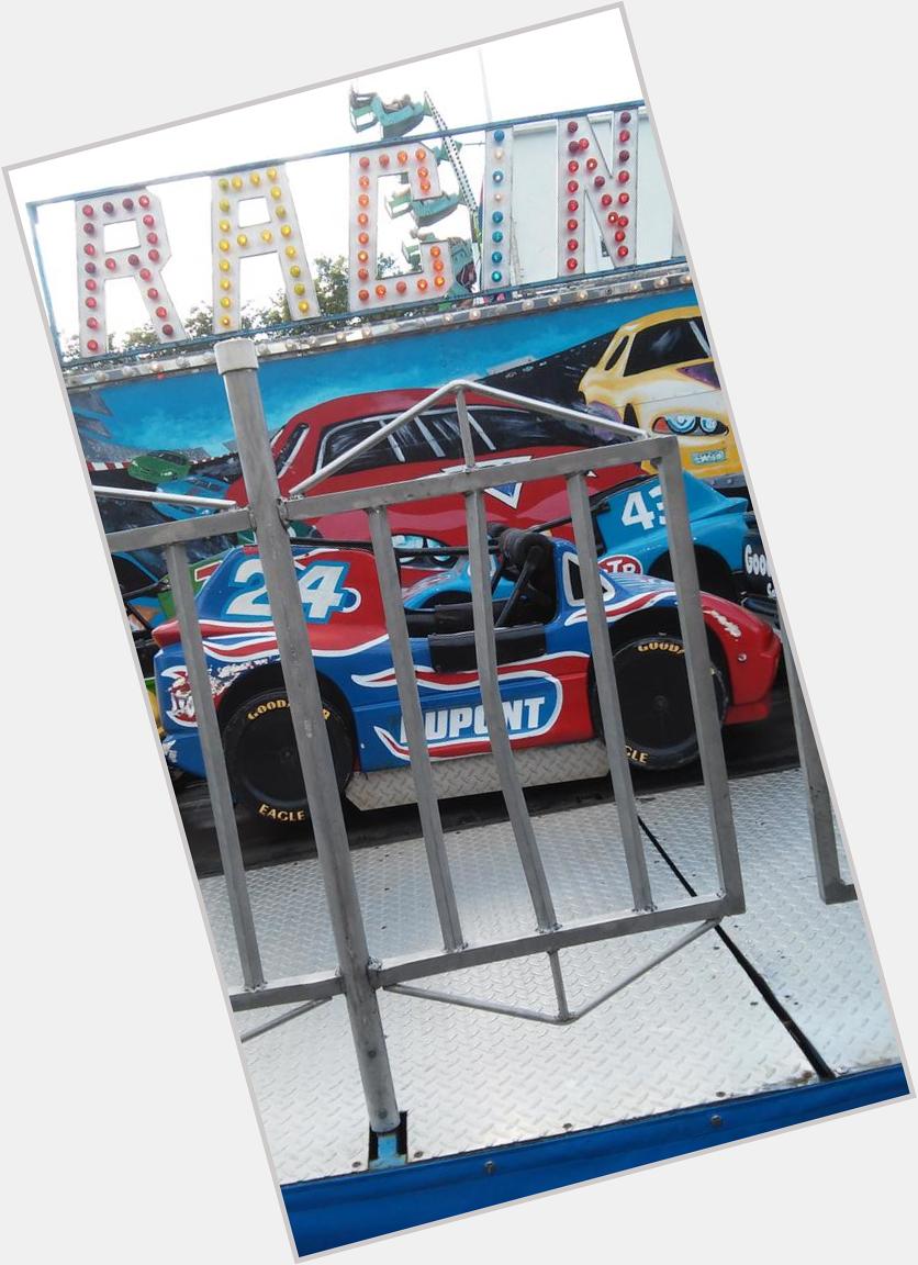  Happy Birthday Jeff Gordon! This Racing Cars ride was at a carnival in Chicago this weekend. 