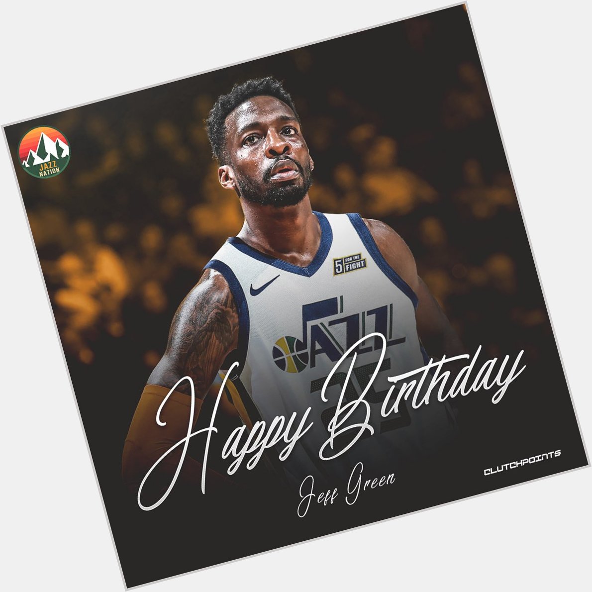 Join Jazz Nation in wishing Jeff Green a happy 33rd birthday!    