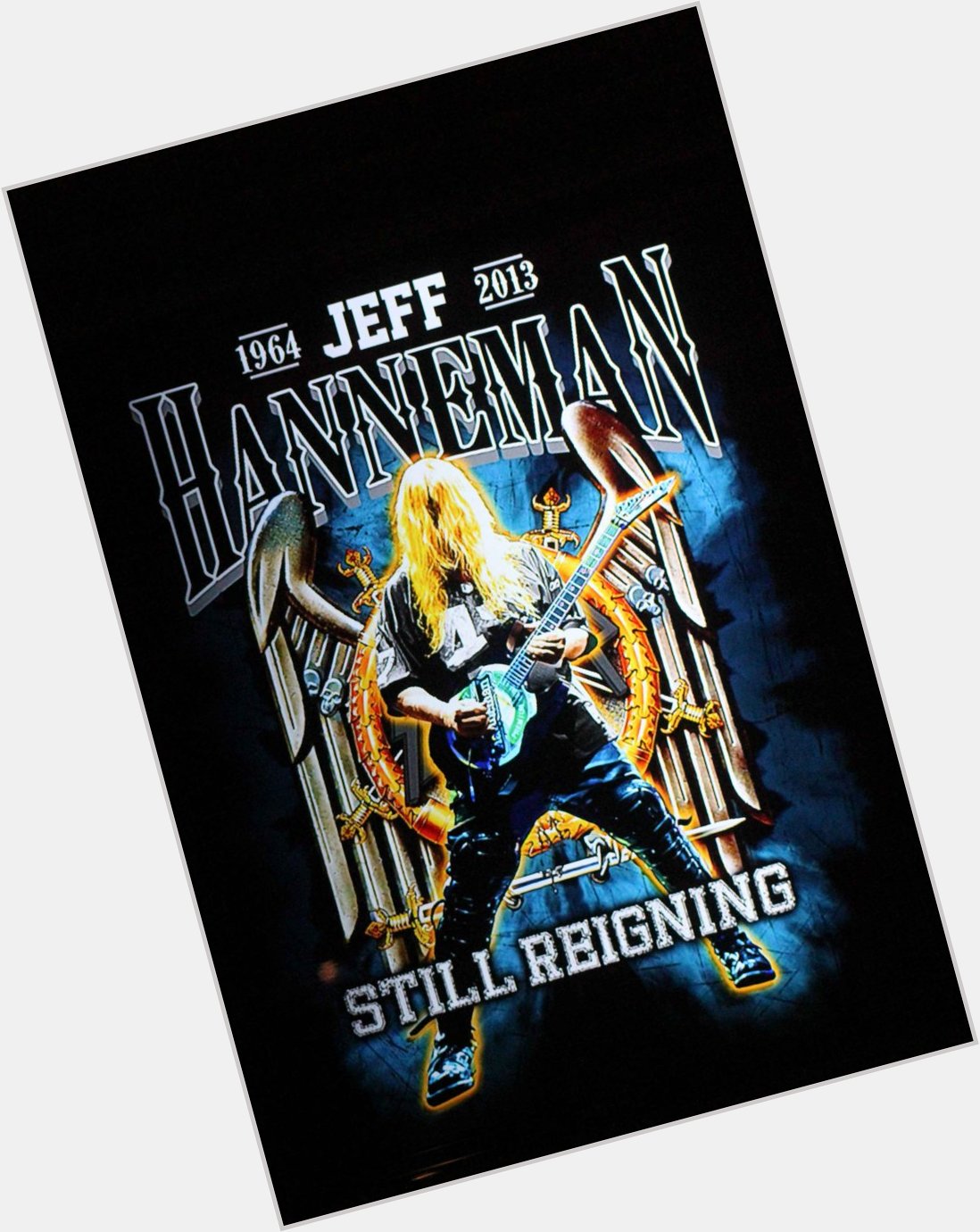 Happy Birthday to the best metal guitarist, the late Jeff Hanneman.  