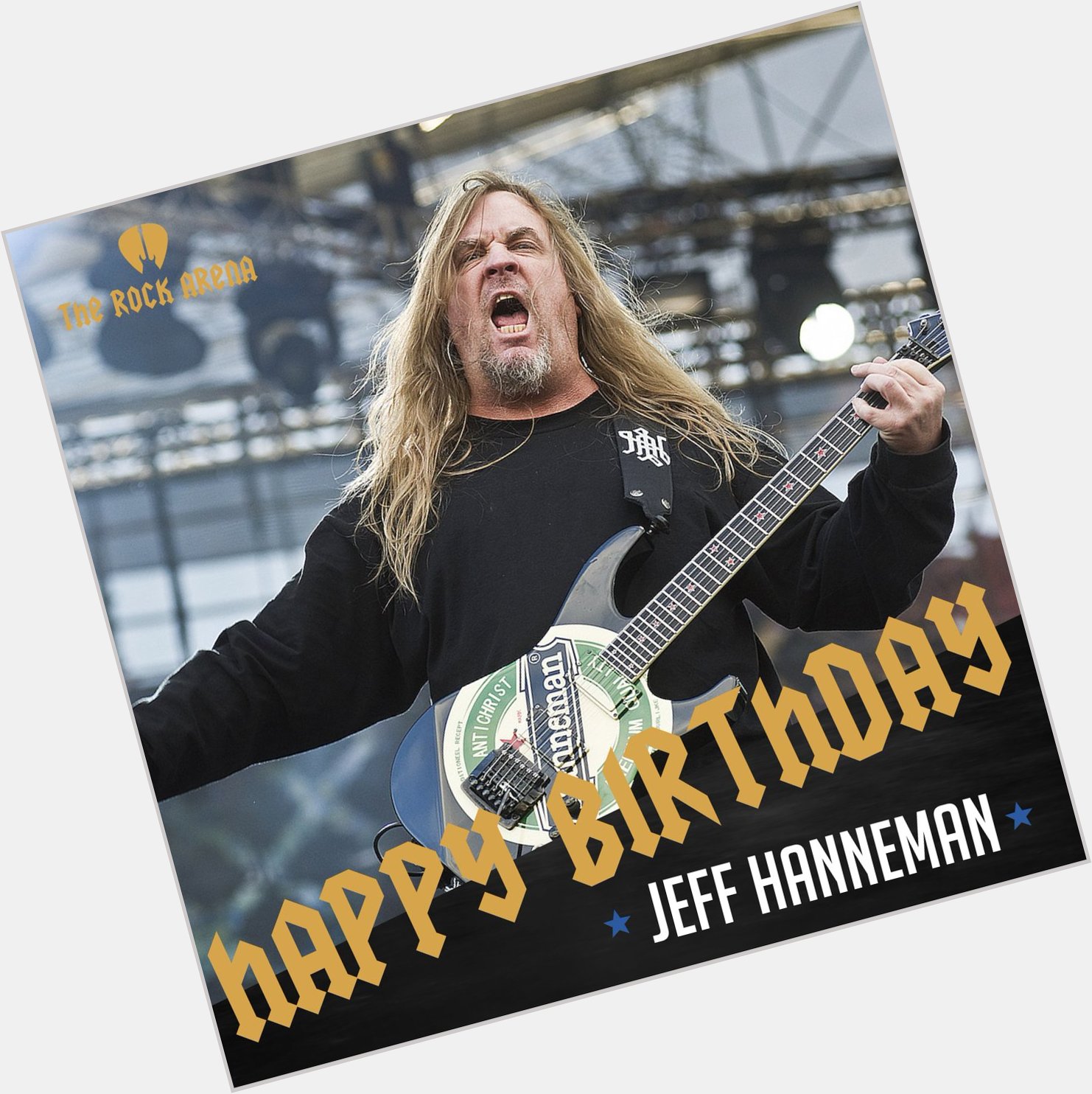 Happy Birthday to a metal master, Jeff Hanneman on what would have been his 59th birthday. 