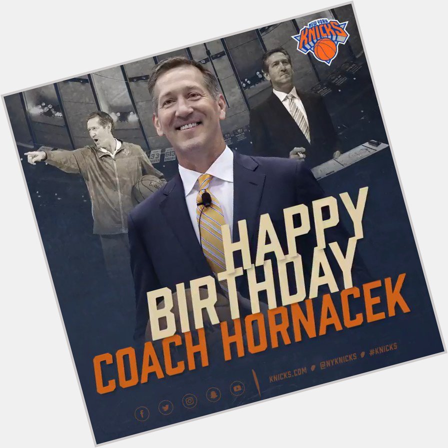 To wish head coach Jeff Hornacek a happy birthday! 