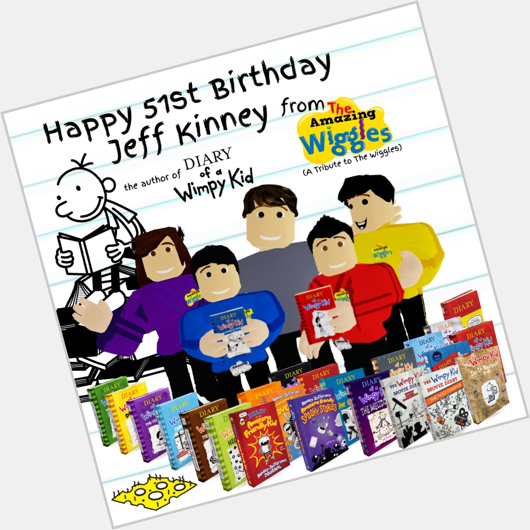 Happy 51st Birthday to the author of Diary of a Wimpy Kid, Jeff Kinney! 