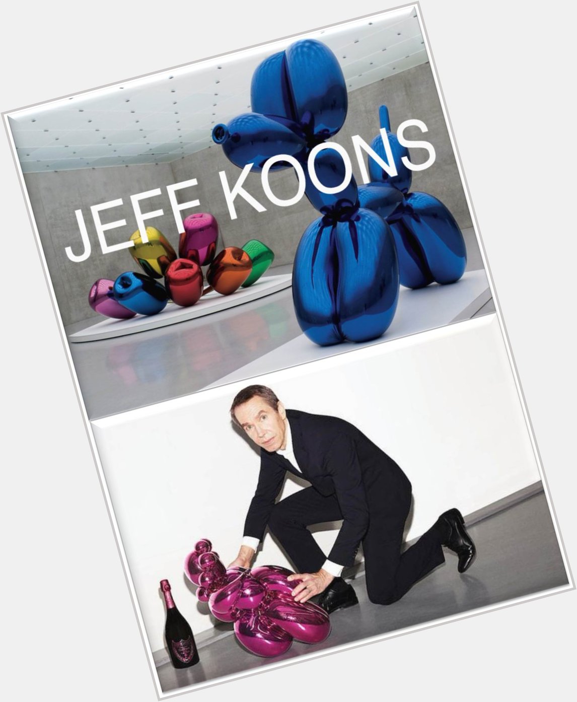 Happy Birthday Jeff Koons!  - The artist celebrates his 60th today. 