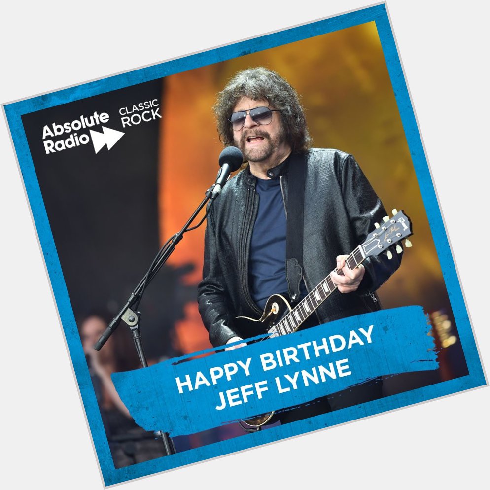 Happy birthday to Jeff Lynne! The man is 71 years young and still rocking our socks off! 