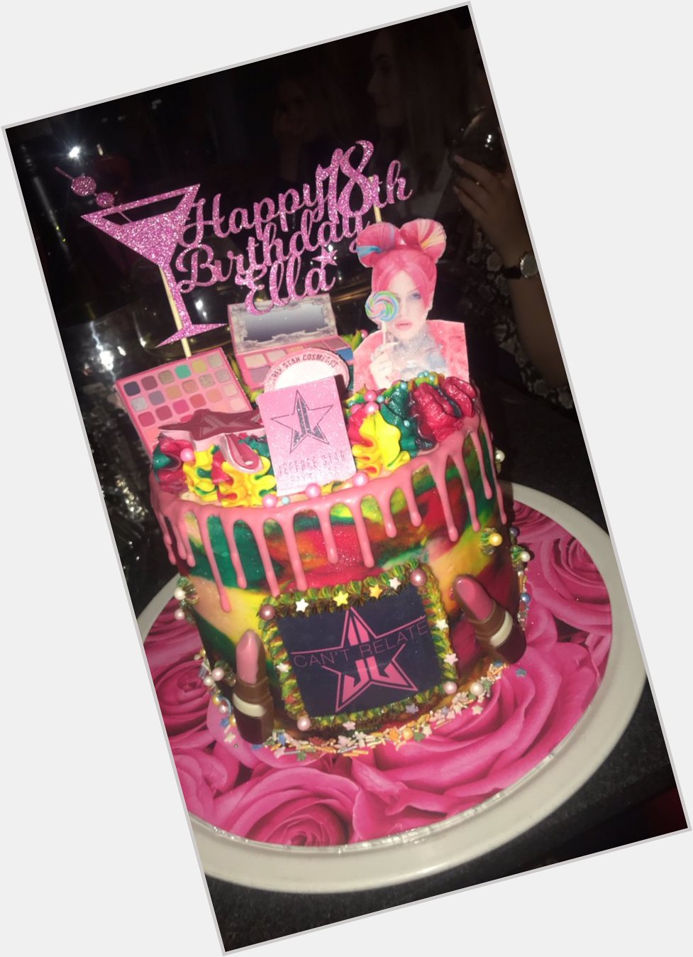  Happy birthday to me with my Jeffree Star inspired cake  