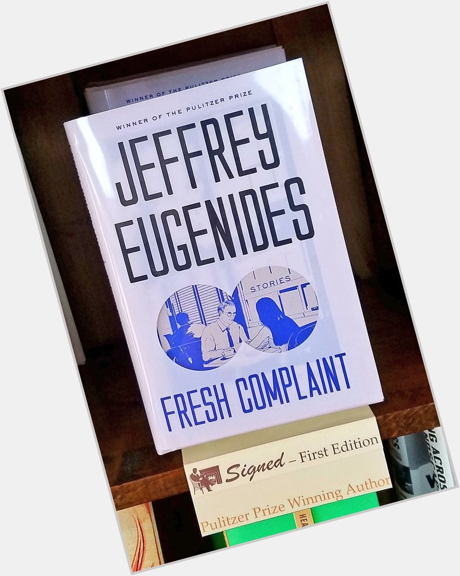 Happy Birthday to Jeffrey Eugenides!  
