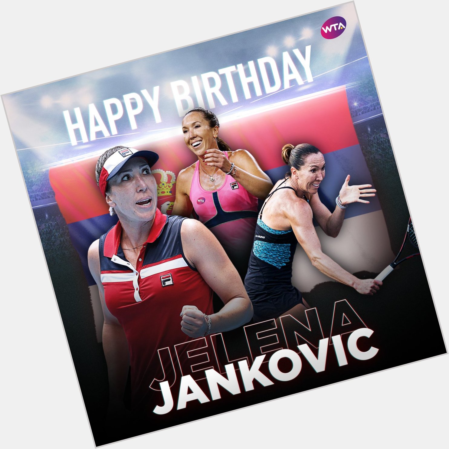 WTA \"Happy Birthday Jelena_Jankovic!  