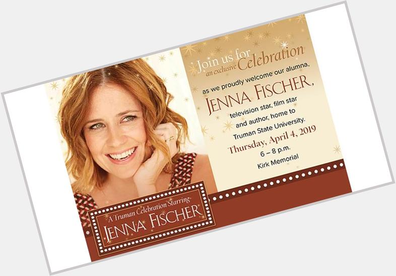 March 7:Happy 46th birthday to actress,Jenna Fischer(\"The Office\") 