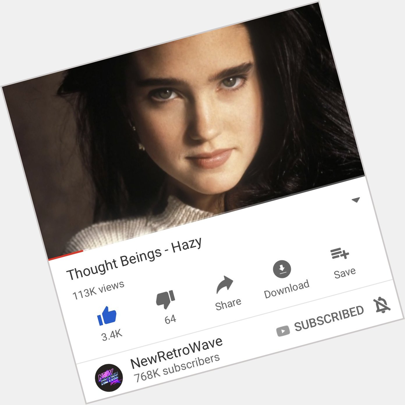 Happy Birthday Jennifer Connelly! Your face has blessed our music!  