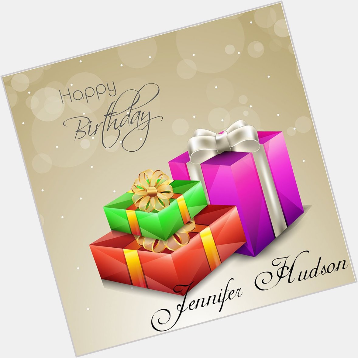 Happy Birthday! Jennifer Hudson 