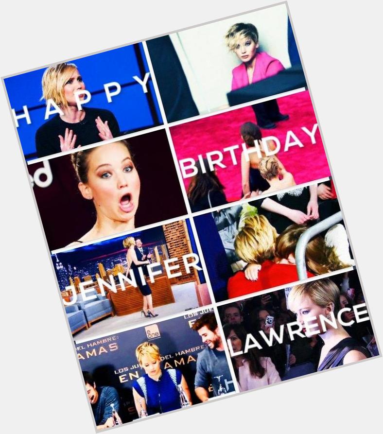 Hoy cumple años una de mis Idolas! Jennifer Lawrence *w* 24 años,también cumple y HAPPY BDAY 