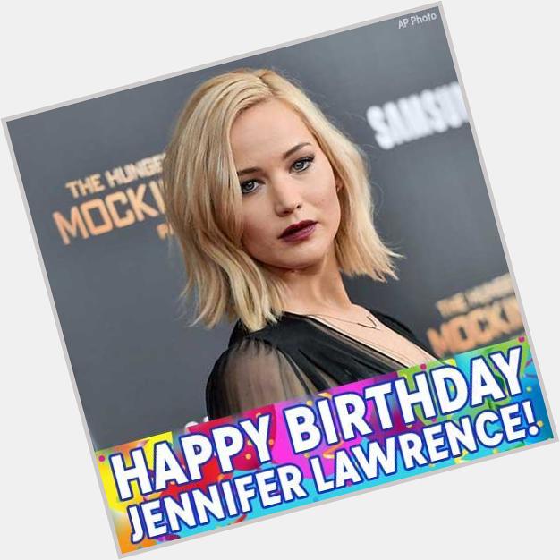 Happy Birthday, Jennifer Lawrence! 