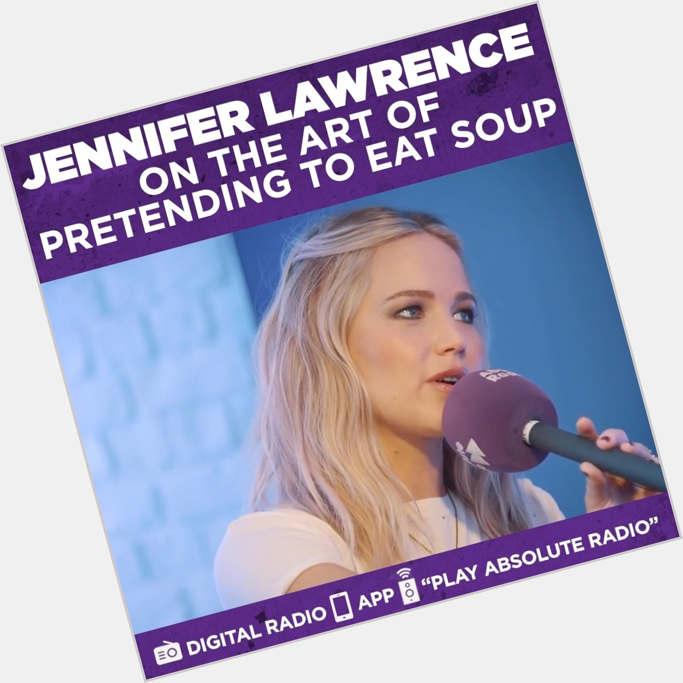 Happy birthday Jennifer Lawrence! We\ve never eaten soup in the same way after your last visit to us 