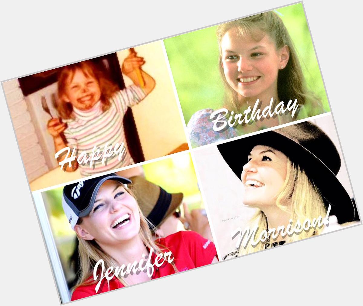 Happy Birthday to the beautiful and amazingly talented Jennifer Morrison!  