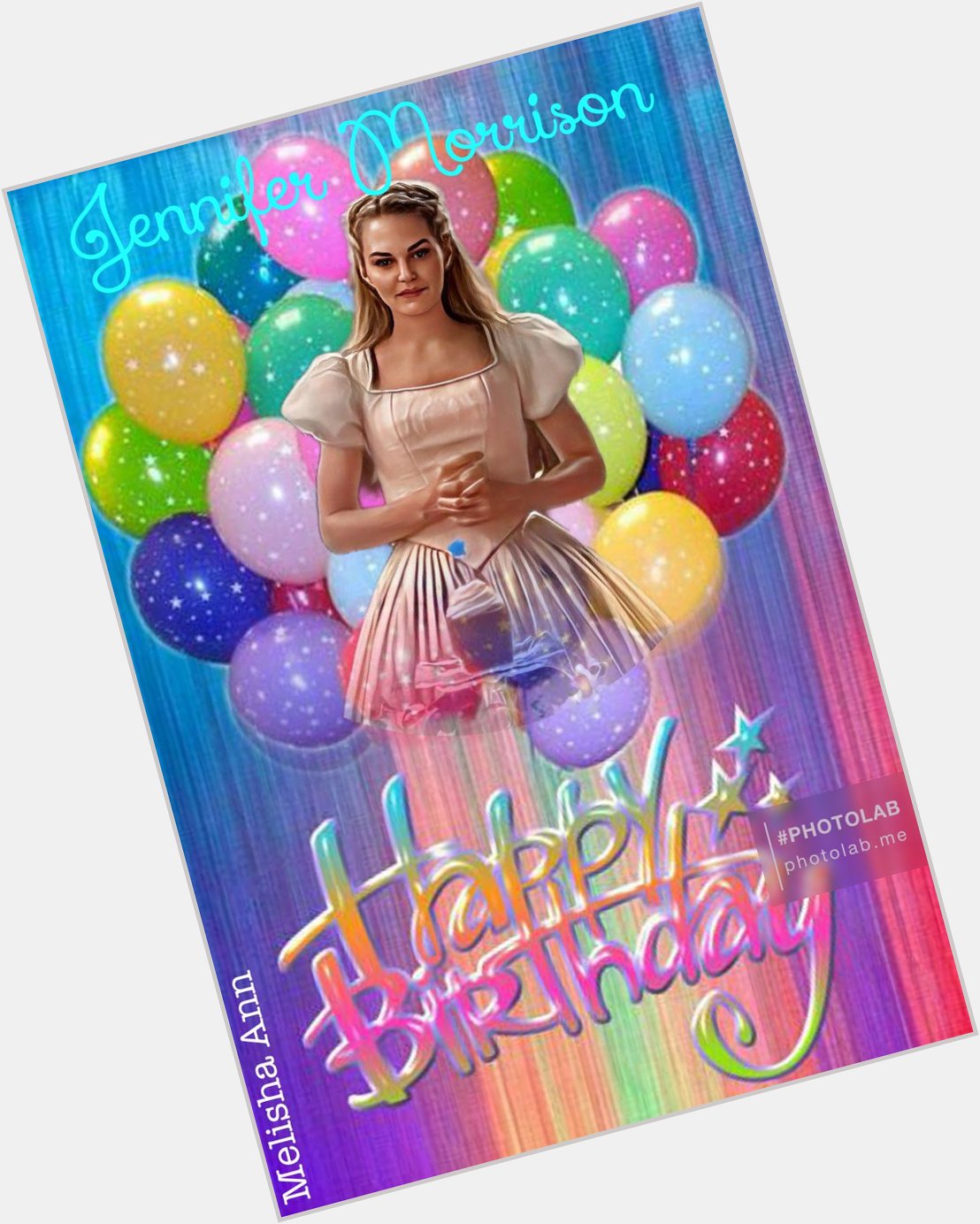 Happy Birthday to Jennifer Morrison        Edit By Myself 