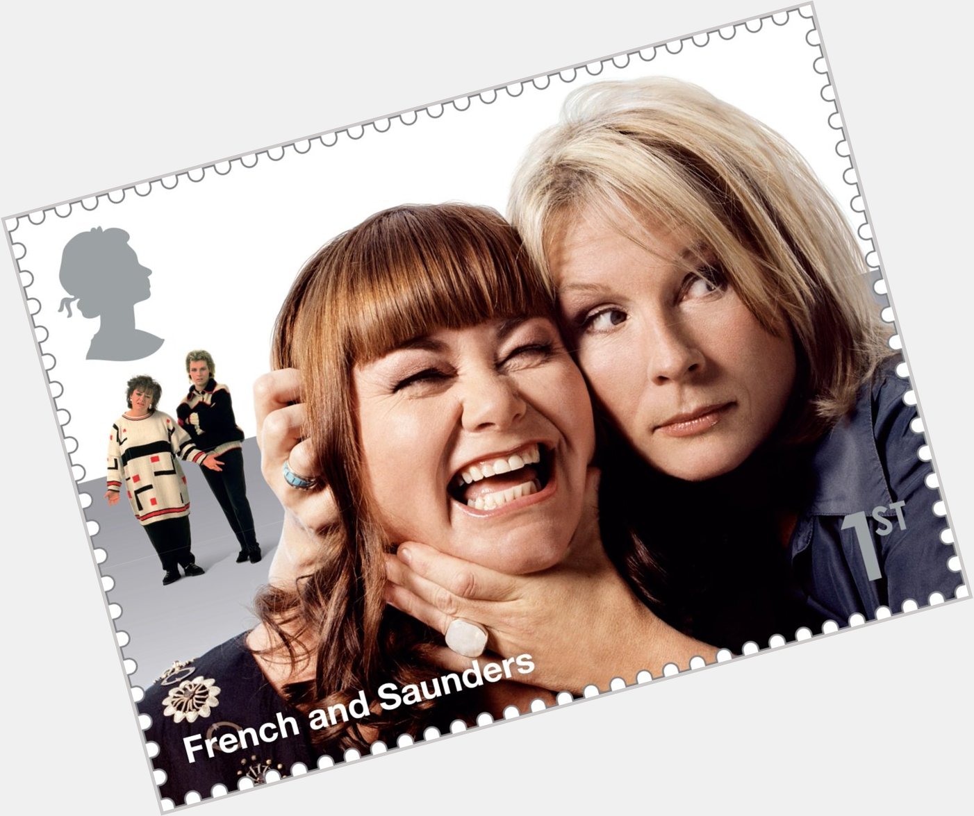 Happy birthday to Jennifer Saunders! She & Dawn French grace one of our Comedy Greats stamps.  