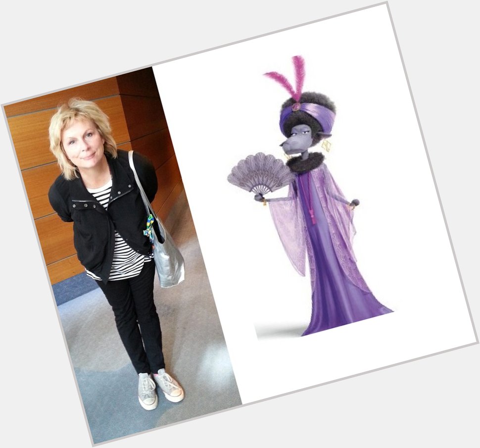 Happy 60th Birthday To Jennifer Saunders. The Actress Who Voiced Nana Noodleman In Sing.  