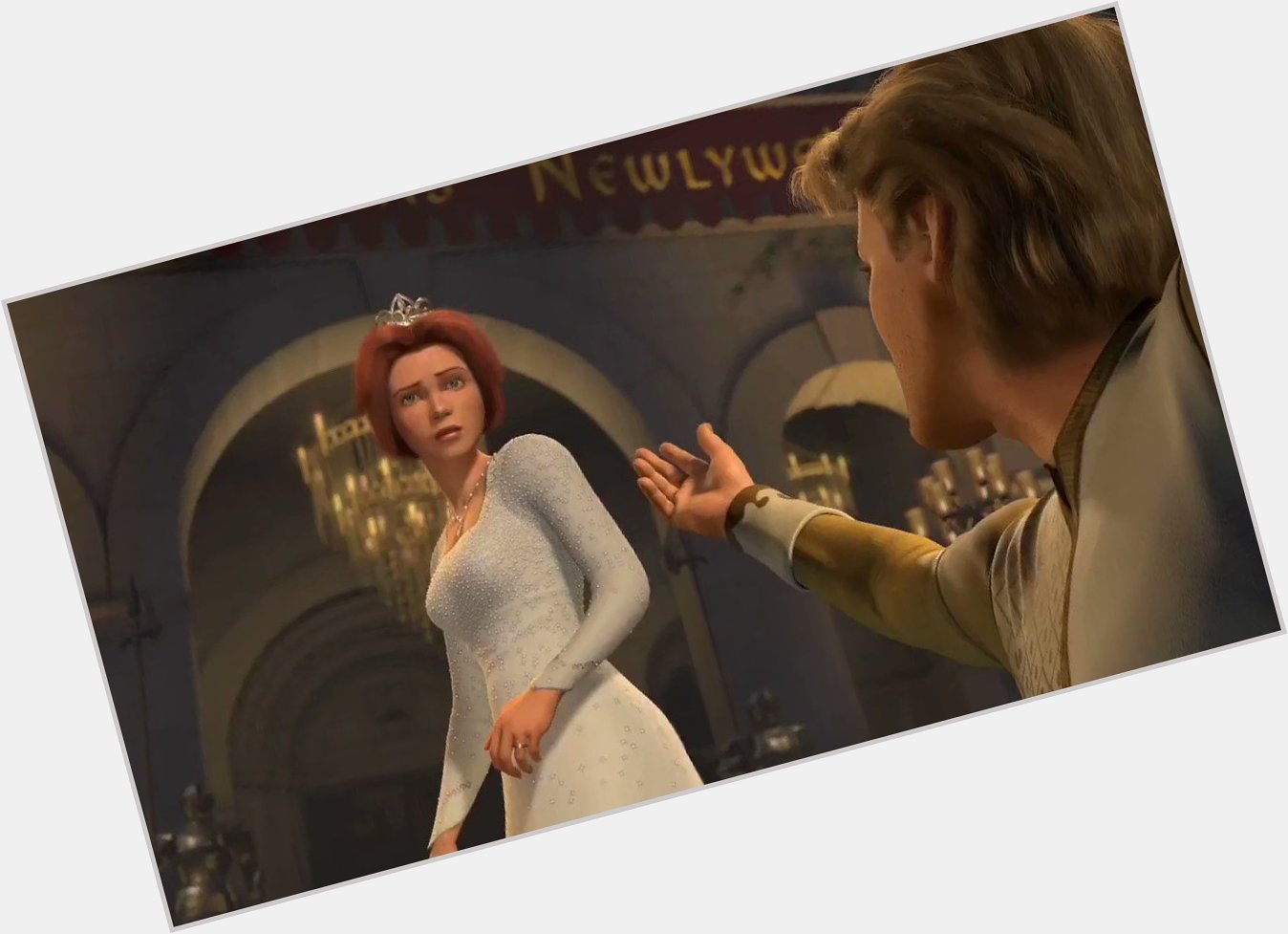 One of the best scenes of Shrek ever and pure cinema.
Happy Birthday Jennifer Saunders as well.
 