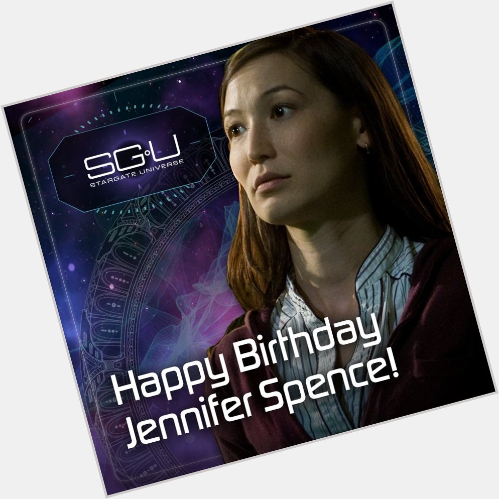 Happy Birthday Jennifer Spence, aka Dr. Lisa Park from SGU! 