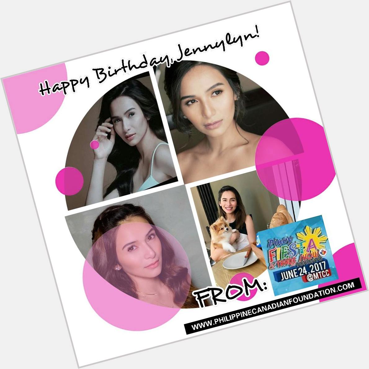 Happy Birthday to Jennylyn Mercado! We are excited to see you here at the on June 24, 2017! 