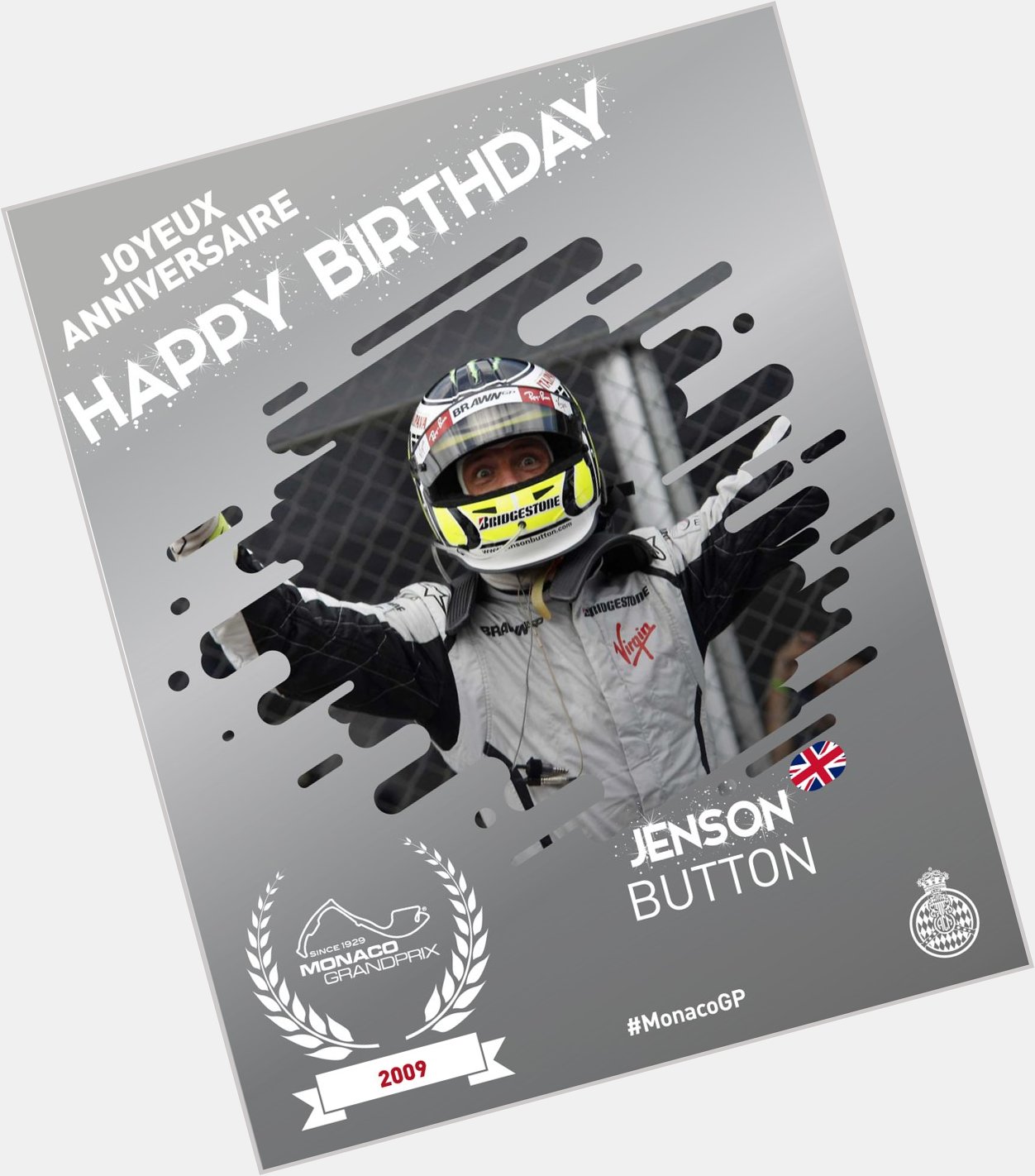  Joyeux Anniversaire Jenson Button    Happy Birthday Jenson Button      
