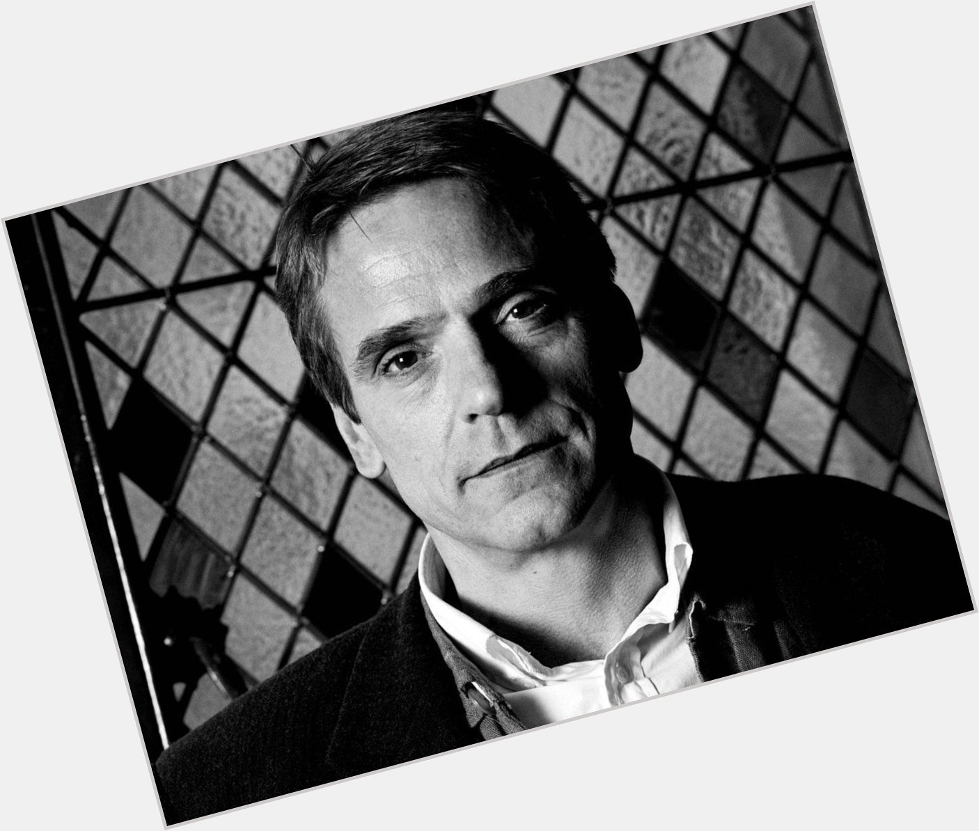 \"I\m never satisfied. I think were I ever satisfied with my work, I\d be in trouble.\"

Happy Birthday, Jeremy Irons. 