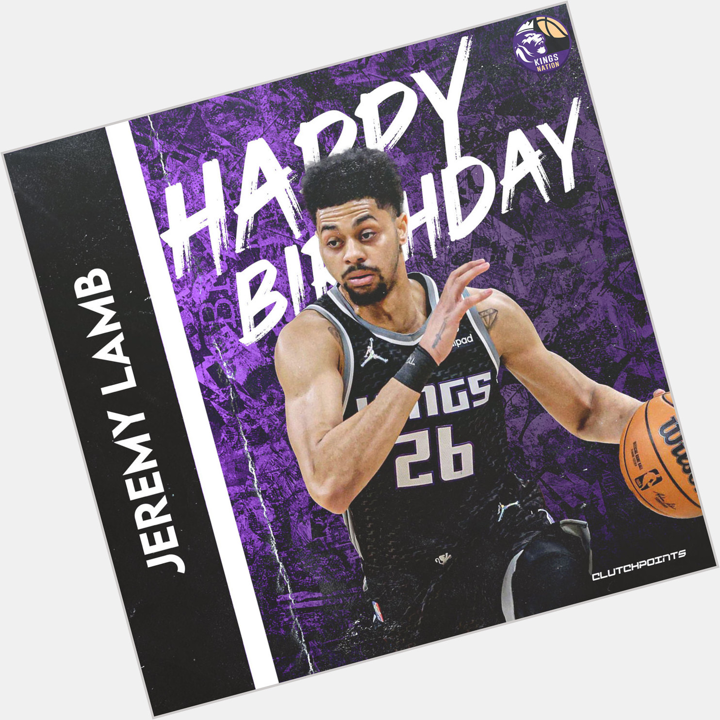 Kings Nation! Let us all greet Jeremy Lamb a happy birthday! 