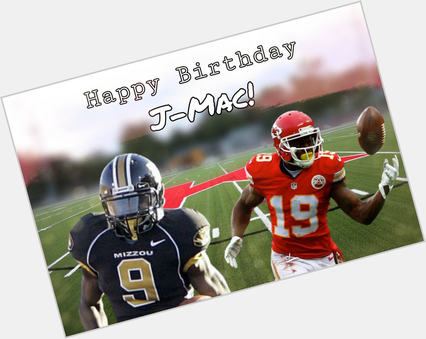 Wanted to wish a VERY Happy Birthday to everyone\s favorite football player, Jeremy Maclin! 