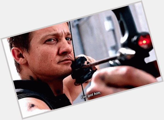   Happy Birthday Jeremy Renner a.k.a. Hawkeye, can\t wait to see you in Avengers: End Game. 