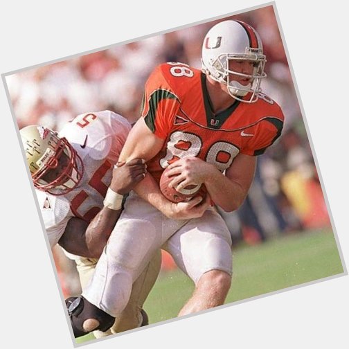 Happy Birthday to Canes legend, Jeremy Shockey 