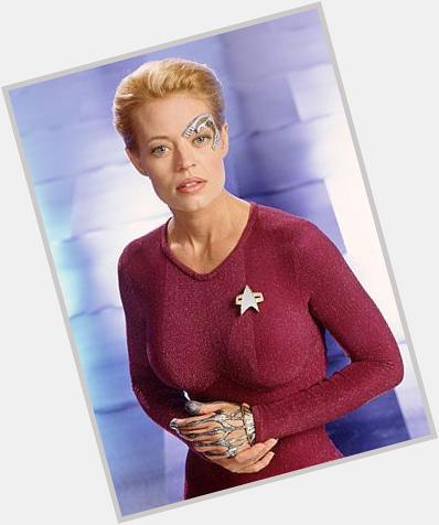 Happy 47th birthday, Jeri Ryan. Sure glad she was able to have that thing removed from her face. 