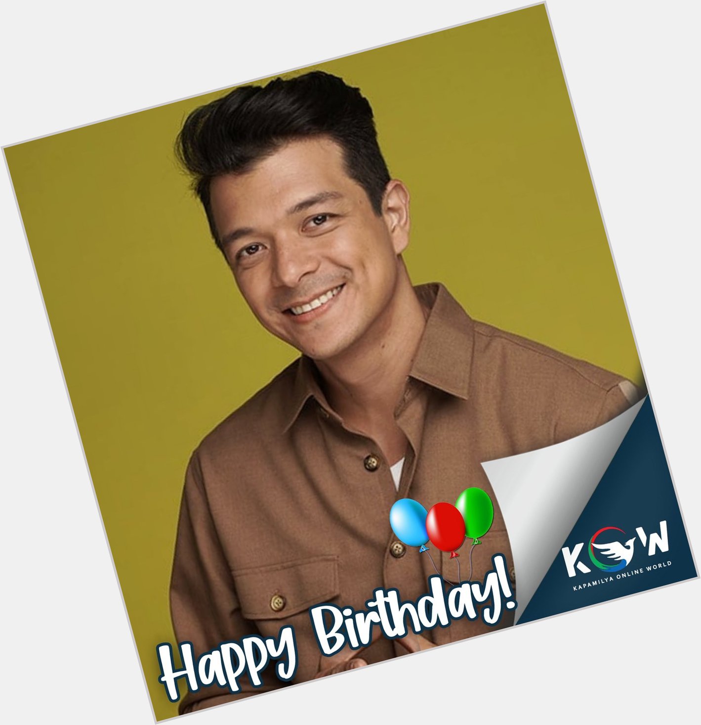 Happy Birthday, Jericho Rosales     Greetings from Team KOW 