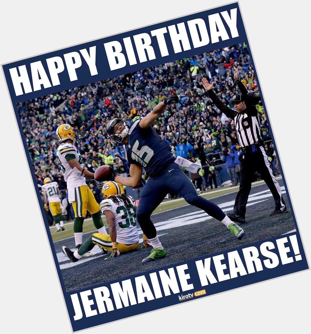 Happy birthday Jermaine Kearse! I\ve had the pleasure of meeting you and a lot of your Family. 