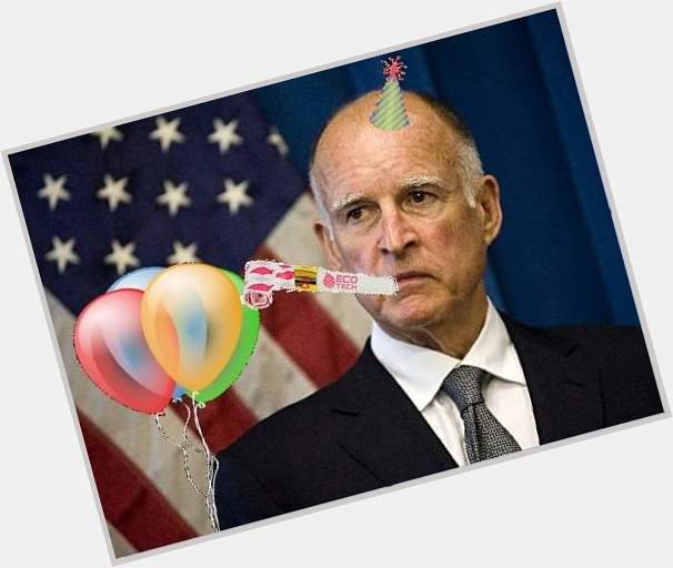 Happy birthday to Jerry Brown, the best governor a state could ask for. 