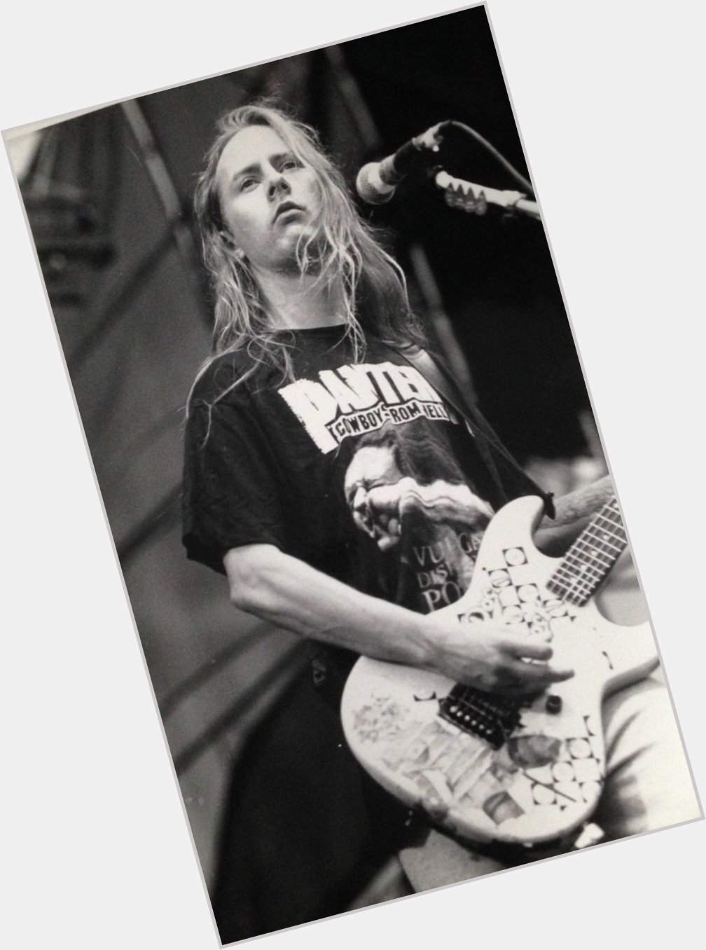 Happy Birthday to Jerry Cantrell.  Born 1966.  