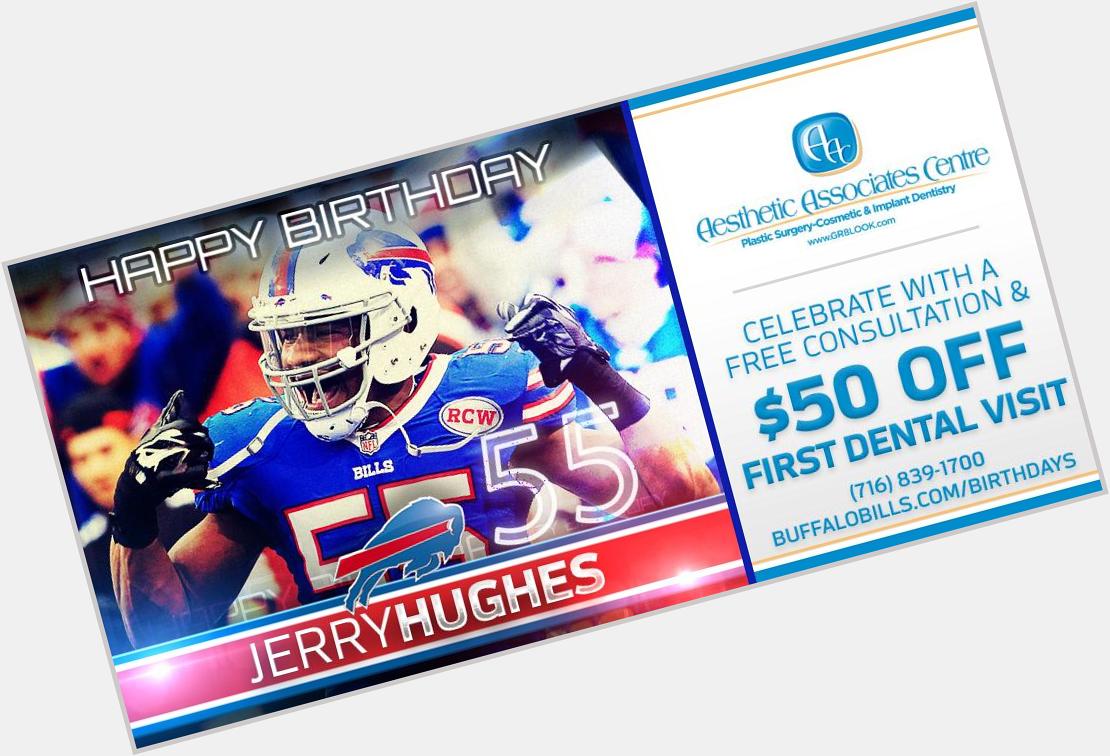 Happy birthday Jerry Hughes!

We can\t wait to see you back on the field tomorrow. 