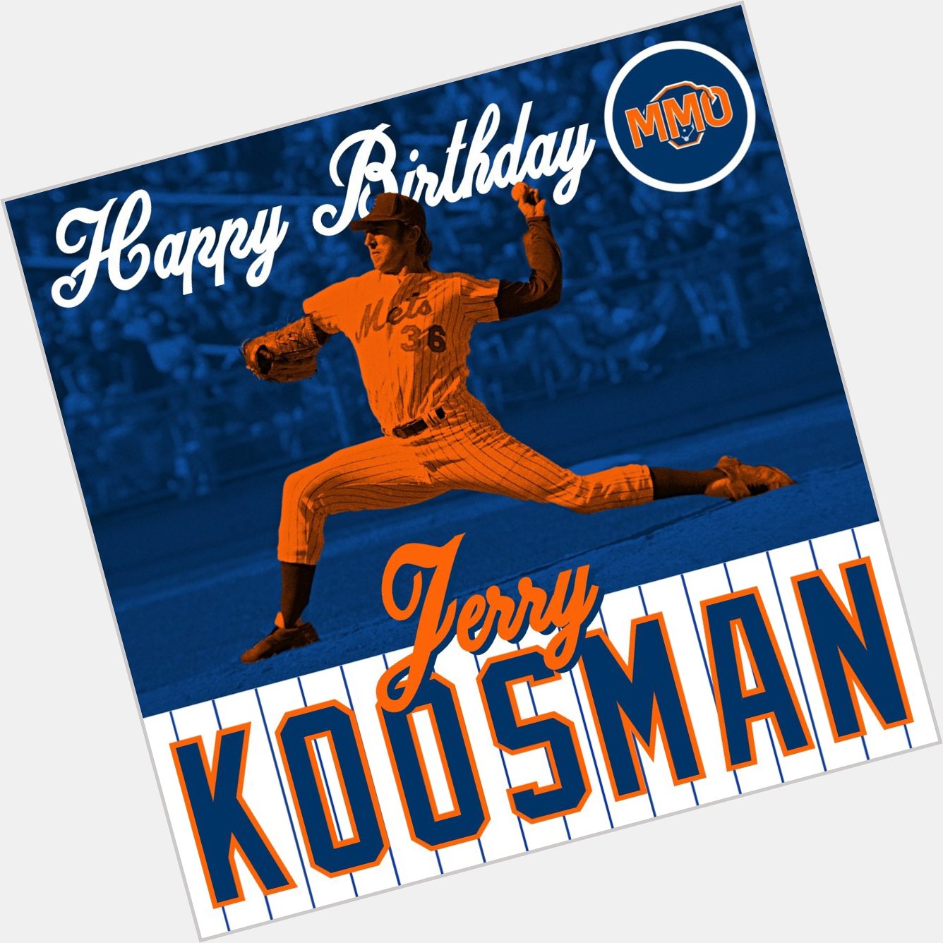 Happy birthday to a sensational southpaw, Jerry Koosman!  